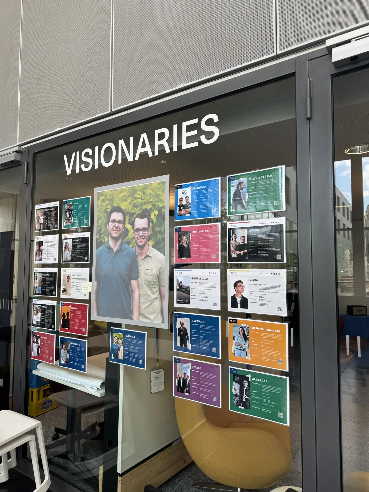 DEasy on the Visionaries wall